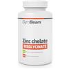 GymBeam Integratore di Zinco da 15 mg, Integratore di Zinco Bisglicinato altamente assorbibile, sostiene la salute delle ossa, mantiene i normali livelli di testosterone (180 tabs)