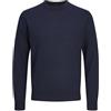 JACK & JONES Jprblamerino Knit Crew Neck Sn Blu L