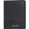 Calvin Klein Uomo Borsello Subtle Mix Bifold in Pelle, Nero (Black Grain/Smooth), Taglia Unica