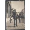 28/12/1913 LIBIA TRIPOLI CARTOLINA VENDITORE DI ACQUA (MOJA) X ROMA IL 1/1/1914