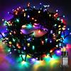 JTSIOV Luci Natale Esterno 20M 200 LED Multicolori, Luci Albero di Natale con 8 Modalità, Memoria Integrata, IP44 Impermeabile per Decorazioni Natalizie Casa, Giardino, Finestre, Balcone
