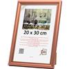 3-B - Cornice portafoto modello Mori in rame rosso - 20 x 30 cm - con vetro acrilico