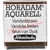 Schmincke - HORADAM® AQUARELL - Lampade per artisti, 669 Vandyck marrón, 14 509 044, 1/2 godet