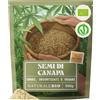 NaturaleBio Semi di Canapa Bio Decorticati Crudi Topping Vegetale | 950 g. Semi di canapa bio crudi e decorticati, fonte di proteine e omega-3/6 per bowl, porridge e dolci.