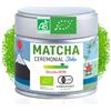 ORIGEENS THE MATCHA CEREMONIE BIO SHIKA - Tè Matcha Bio Giapponese, origine Shizuoka - Polvere di tè verde Matcha Cerimonial, 30 gr - Matcha Tea