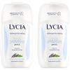 Lycia - Detergente Intimo Formula Protettiva pH 4.5, Azione Riequilibrante, 200 ml (Confezione da 2)