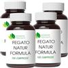 INTEGRATORI PRIME QUALITÀ Fegato Natur Formula 400 Compresse, 1 al dì - Cardo Mariano Tarassaco Carciofo Colina e Inositolo - Depurativo Disintossicante Drenante Detox