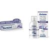 Forhans, Dentifricio Micro Filler, Dentifricio Remineralizzante e Protezione della Dentina, 75 ml & Collutorio Microfiller, Sistema Attivo Remineralizzante, Filler Quotidiano, 500 ml
