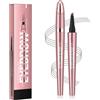 Sikweny 2 Pezzi Penna Sopracciglia Effetto Pelo Con 4 Piccole Testine Biforcute Matita Sopracciglia Microblading Waterproof Eyebrow Pencil Microblading per Trucco Naturale (Marrone Scuro)