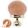 Taicols Pennello autoabbronzante extra grande, 3 pollici, pennello ovale Kabuki per trucco su viso, gambe e schiena, applicatore autoabbronzante per fondazione, crema in polvere (oro)