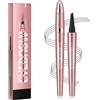 Sikweny 2 Pezzi Penna Sopracciglia Effetto Pelo Con 4 Piccole Testine Biforcute Matita Sopracciglia Microblading Waterproof Eyebrow Pencil Microblading Resistente Sudore per Trucco Naturale (Nero)