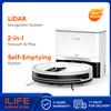 ILIFE A12 Pro Robot aspirapolvere e scopa combinato, navigazione LIDAR, raccolta automatica della polvere, aspirazione 3000 Pa, app/telecomando - ILIFE A12PRO