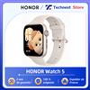 HONOR Watch 5 Smartwatch Monitoraggio GPS Display AMOLED da 1,85 pollici Durata della batteria di 10 giorni Monitoraggio del sonno dell'ossigeno nel sangue della frequenza cardiaca - Gold
