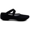Capezio Hanami 2037W - Ballerine da Donna in Tela con Suola Divisa, Senza Coulisse, Suola in Pelle, Elasticizzata, Colore: Rosa, Nero, 38 EU