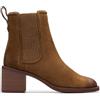 Clarks Chamberly Top Womens Walnut Suede, 6