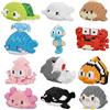 HJPLPXH HUPLPXH Bomboniere per bambini, 12 scatole animali marini micro blocchi da | 12 micro blocchi di creature marine: tartaruga, squalo, pinguino. Facile costruzione fai da te, regalo di compleanno ideale