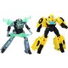 Transformers EarthSpark, Cyber-Combiner, Action Figure di Bumblebee e Mo Malto