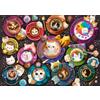 Schmidt Spiele 59707 Gattino à la Latte Art Puzzle 500 Pezzi, Multicolore, Large