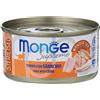 Monge Supreme TUNA STERILIZZATO CON RISO BRUNO E GOJI, cibo umido per gatti (Tonno con riso integrale e Goji, molto ricco di fibre e vitamine, 80 g)