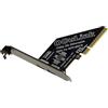 KALEA-INFORMATIQUE Oculink SFF-8612 SFF-8611 Scheda controller PCIe Gen 4.0 x8 a 2 porte per scheda madre con modalità a forcella