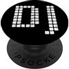 Funny DJ Designs Music Mixer Lover Gifts Impressionante Pioneer DJ Illumina l'attrezzatura DJ Booth Party Life PopSockets PopGrip Intercambiabile