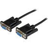 StarTech Cavo Seriale Null Modem DB9 RS232 1m F/F Nero (SCNM9FF1MBK)
