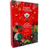 English Tea Shop Advent Calendar Tea Book Calendario dell'Avvento con Tè e Tisane, 25 filtri