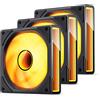 JONSBO Ventola Jonsbo ZK 120BR ARGB Lama Inversa PWM 120mm Kit Da 3 Nero