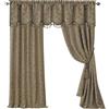 Elrene Home Fashions 26865901498 26865901498-Tenda Oscurante per Finestra, con Tasca per Asta, a Risparmio energetico, Jacquard, 132 x 241 cm, Colore: Tortora, Tessuto, Talpa, 52 in x 95 in (1 Panel)