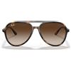 Ray-Ban Occhiali da Sole RB4376 710/13 Marrone/Marrone Unisex