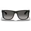Ray-Ban Occhiali da Sole RB4165 601/8G Justin Nero Opaco/Grigio Sfumato Unisex