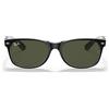 Ray-Ban Occhiali da Sole RB2132 6052 New Wayfarer Nero/Verde G-15 Unisex