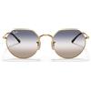 Ray-Ban Occhiali da Sole RB3565 001/GD Jack Oro/Trasparente Blu Unisex