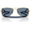 Ray-Ban Occhiali da Sole RJ9506S 223/1U Junior Aviator Oro/Azzurro Specchiato Bambini