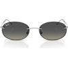 Ray-Ban Occhiali da Sole RB3767 003/11 Argento/Grigio Sfumato Unisex