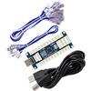SJ@JX Arcade Game USB Encoder Board Macro Command Zero Delay Gamepad Button Joystick Controller for Nintendo Switch PC PS3 Raspberry Pi