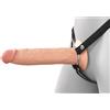 Pipedream Fantasy X-Tensions Elite 9" Silicone Hollow Strap-On Dual Density Skin