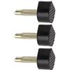 Dioche Unghie Tacco Riparazione Scarpe Sostituzione Per Punta Dell'ago 8Mm Quadrato Nero Pro Stivale Donna Pompa Tacchi Buffer 24Pcs Punte Di Ricambio Per Tacco Alto Accessori (10x10 cm)