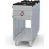 LOTUS Cucina a gas Passante su Mobile a Giorno - N. 2 fuochi - cm 40 x 110 x 90 h