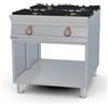 LOTUS Cucina a gas Passante su Mobile a Giorno - N. 4 fuochi - cm 80 x 110 x 90 h