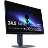Alienware 25 Monitor Gaming - AW2525HM, Full HD (1920x1080), 320Hz, Fast IPS, 0.5ms, NVIDIA G-SYNC Compatible, AMD FreeSync Premium, DisplayPort, 2 HDMI, 3 USB, 3 Anni di Garanzia