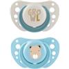 Chicco Air Succhietti in Silicone Azzurro 2-6 mesi 2 pezzi