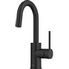 KRAUS Oletto KPF-2600MB - Rubinetto monocomando per cucina, montaggio a incasso, montaggio superiore, colore: nero opaco