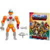 Masters of the Universe Origins - Personaggio Roboto con Armatura Snake Men, Action Figure MOTU Snodata da Collezione con Accessori e Mini Fumetto, Giocattolo per Bambini, 6+ Anni, HKM69