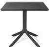 Nardi tavolo quadrato CLIP cm 80x80x75 h antracite