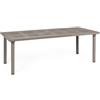 Nardi tavolo rettangolare estensibile LIBECCIO cm 160/220x100x74 h tortora