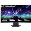 LG UltraGear 32GS60QC Monitor Gaming 32 Curvo QHD (2560x1440), 180Hz, 1ms, AMD FreeSync Premium, HDR 10, HDMI 2.0, DisplayPort 1.4, AUX, Flicker Safe, Nero