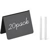 Doloburn 20 Pack 4x3Mini Chalkboard Signs for Chalk Sign for Food - Party - Buffet - Table Sign Chalkboard - Wedding - Bakery - Small Chalkboard Sign - Mini Chalkboard Signs for Food