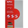APLI 13182 - Copertina per libri con patta regolabile in PVC, 290 mm, 3 pz