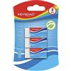 Keyroad KR971023 - Gomma universale per cancellare matita e matita colorata, 3 pezzi, per matita e pastello, in gomma, colore: Bianco